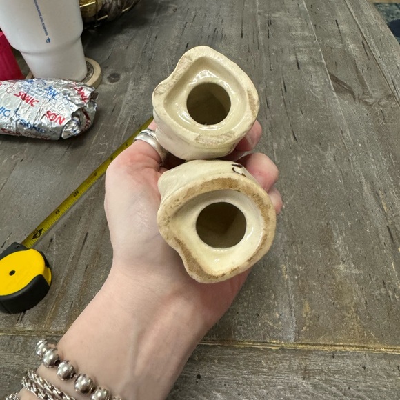 Vintage Shawnee Pottery Winking Owl Salt & Pepper Shakers Late 1930's - Picture 5 of 5